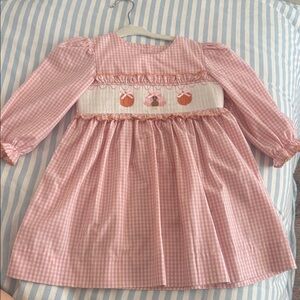 Pink Turkey Smocked Dress
